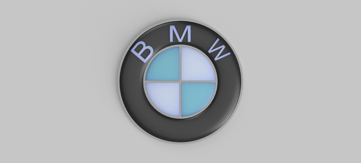 bmw logo bmw key ring bmw cars logos keychain keys  3d print model - Mito3D