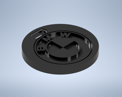bmw logo emblem keychain keyring key fashion design 3d print model - Mito3D