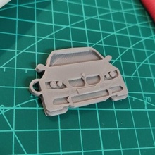 bmw m2 key chain ring car washer man keychain bmwm2 3d print model - Mito3D