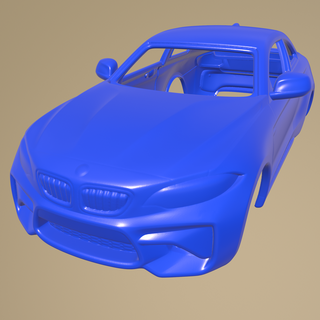 BMW m2 imprimable voiture corps 3d print model - Mito3D