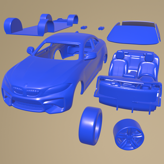 bmw m2 printable car separate parts 3d print model - Mito3D