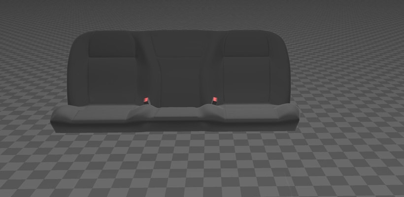 bmw m2 rear seat rc 1 10 rearseat drift diecast model 3d print model - Mito3D