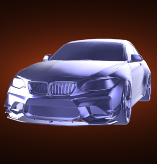 bmw m2 automobile car vehicle rally race sports derby 3d print model - Mito3D