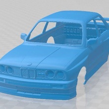 bmw m3 e30 1985 printable body car slot scalextric tamiya rc miniz hobby micro 3d print model - Mito3D