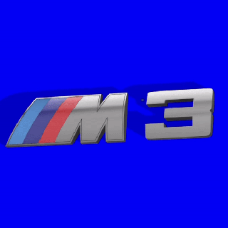 BMW m3 emblema e46 logotipo modelos tronco 3d print model - Mito3D