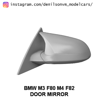 BMW m3 f80 m4 f82 porte miroir 1 24 25 retroviseur côté 3d print model - Mito3D