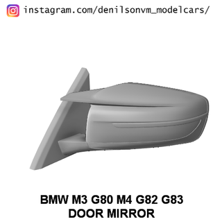 BMW m3 g80 m4 g82 porta espelho 1 24 25 retrovisor 3d print model - Mito3D
