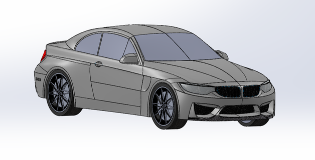 BMW m4 automóvel decoração coleção 3d print model - Mito3D