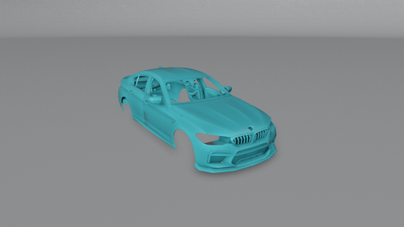 BMW m5 f90 3d print model - Mito3D