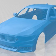 BMW m5 g30 sedan verim 2017 yazdırılabilir vücut araba oyun yuva ölçülü rc miniz şaka mikro 3d print model - Mito3D