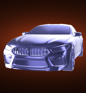 bmw m8 automobile car vehicle rally race sports derby 3d print model - Mito3D