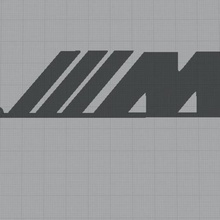 bmw m keychain various logo car 3d print model - Mito3D