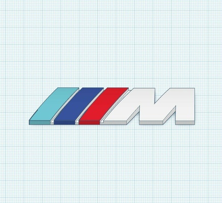 bmw m logo 3d print model - Mito3D