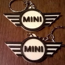 bmw mini keyring car keychain keyfob fashion bag charm key fob 3d print model - Mito3D