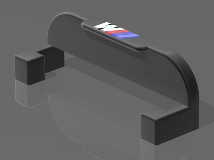 BMW Talla teléfono inalámbrico cargador adaptador smartphone 3d print model - Mito3D