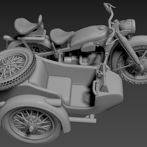 BMW r 12 3D print model - Mito3D