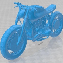 BMW r100r yazdırılabilir motosiklet 3d print model - Mito3D