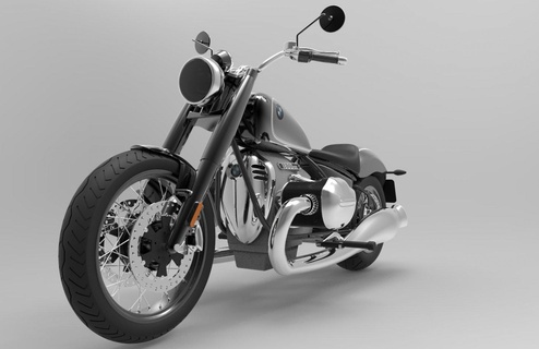 BMW r18 ilk baskı çeşitli motosiklet Solidworks Araçlar klasik stl obj harman anahtar görüntü 3d print model - Mito3D