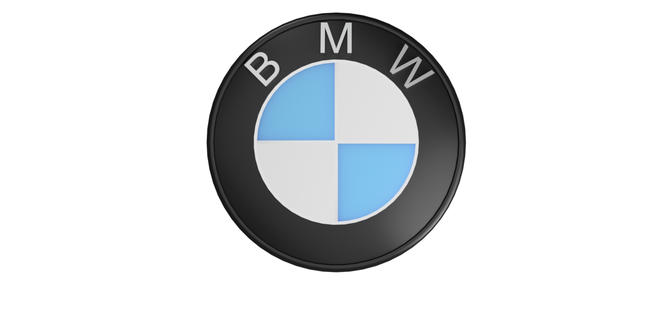 BMW réplique badge e36 badges logos véhicule accessoires cosmétique 3d print model - Mito3D