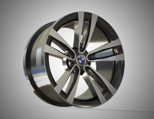 bmw rim 3d modeling stl art wheel e46 m2 3d print model - Mito3D