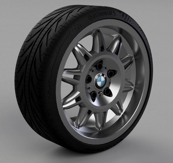 BMW style 39m 1 18 24 roues jantes jouet tamiya moulé pression modèle e36 e46 e90 e30 3 séries 3d print model - Mito3D
