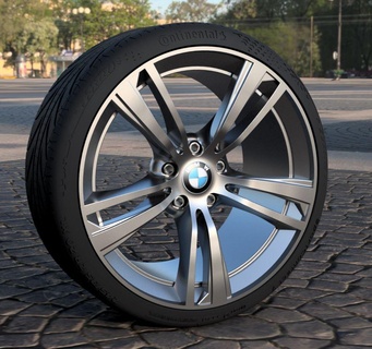 BMW estilo 442m 4series llantas 1 18 24 420 430 440 m4 individual ruedas juguete Tamiya fundido presión coche vehiculo llavero 4 serie 3d print model - Mito3D