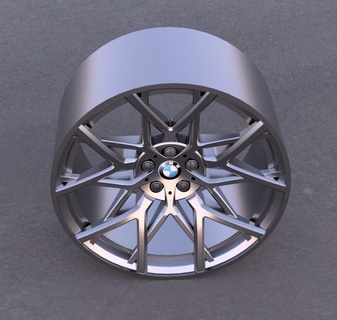 bmw style 795m rims 1 18 24 g20 g21 g80 g81 m3 individual wheels toy tamiya diecast car keychain 3d print model - Mito3D