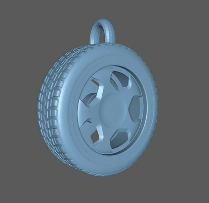 bmw roue miroir ornement jante voiture jdm pneu porte clés accessoires billes allemagne 3d print model - Mito3D