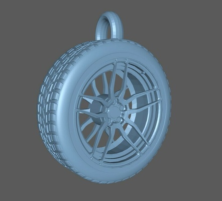 bmw wheel mirror ornament rim car jdm tire keychain accessories germany 3d print model - Mito3D