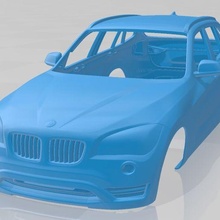 BMW x1 2013 stampabile corpo macchina gioco fessura scalextric tamiya rc miniz passatempo micro 3d print model - Mito3D