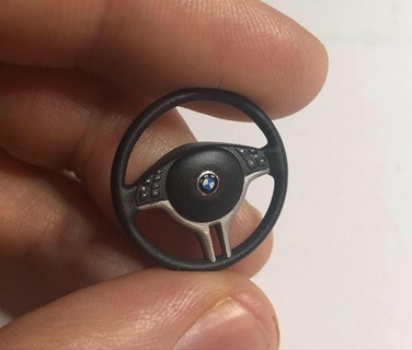 bmw x5 46is e53 steering wheel kyosho diecast model 46 style87 bmwx5 1 18 3d print model - Mito3D