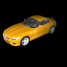 BMW z4 Spiel Auto Wagen Autos 3d print model - Mito3D