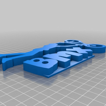 bmx 2d_art 3d print model - Mito3D