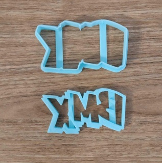bmx cutting logo Home bicicross marker seal 3d print model - Mito3D