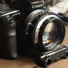 bncr canon ef lens adapter gadget 3d print model - Mito3D