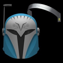 bo Katan Helm Stirnband Mandalorianer Mode Star Kriege Kostüm Cosplay Maske Mandalora Klon 3d print model - Mito3D