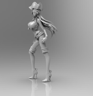 boa Hancock 3d basılı model 3dprinting anime karakter tasarımı Boahancock stl3dmodel parça figürleri animekoleksiyon ürünleri manga Otaku Anime kızları topluluğu 3dmodeling 3d print model - Mito3D