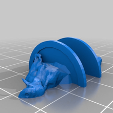 boar head trophy - 28mm gaming game games 3d print model - Mito3D