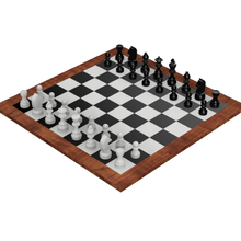 borda jogos xadrez 3d print model - Mito3D