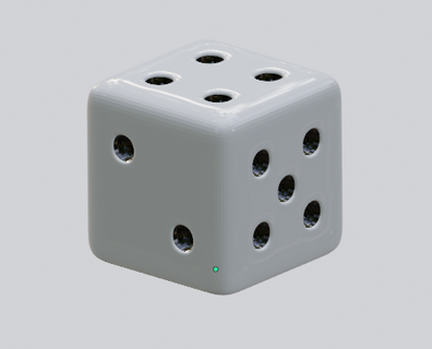 board game dice given says board game tourist randomly  3d print model - Mito3D