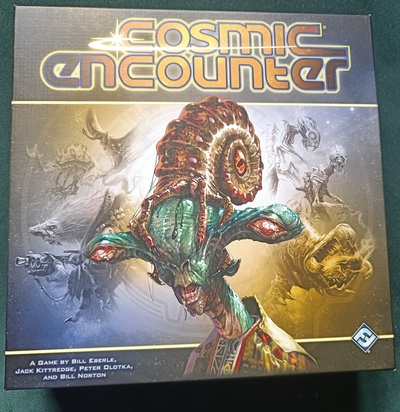 board game organizer insert cosmic encounter 6 expansions holder expansion card token tile eons dominion storm alliance conflict incursion 3d print model - Mito3D