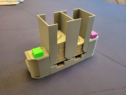 borda jogos telha torre distribuidor Carcassonne karak cacau 3d print model - Mito3D
