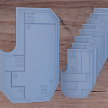 embarque escudos tampo mesa scifi escudo invasor 3d print model - Mito3D