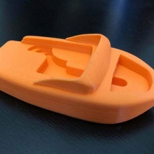barca fusione 360 scolpire passatempo 3d print model - Mito3D