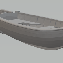 Boot Spiel Druckguss Marine Militär h0 3d print model - Mito3D