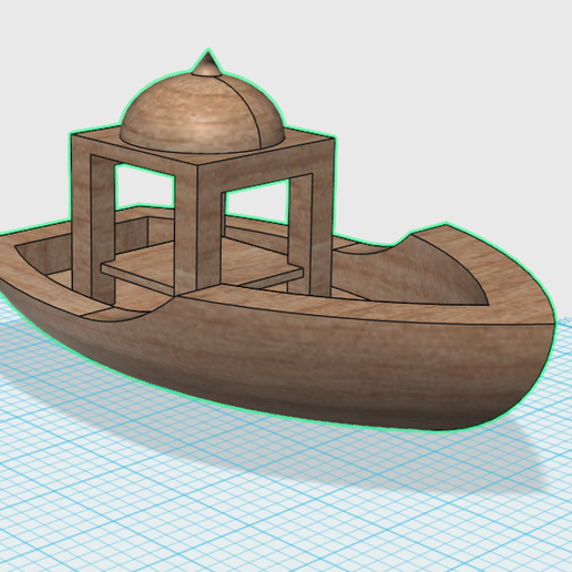 bateau art jouet 3D print model - Mito3D