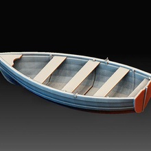 boat 2 art gadget interior high poly toy 3d print model - Mito3D