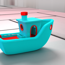 barca 3d Stampa prova delle prestazioni stl file 3dbenchy 3d print model - Mito3D
