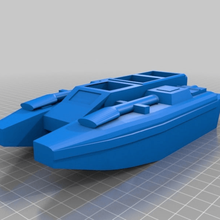 barco anti-grav tanque jogo legião star wars brinquedo 3d print model - Mito3D