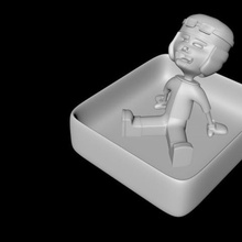 Boot boy Kunst Charakter-design Spielzeug 3d print model - Mito3D